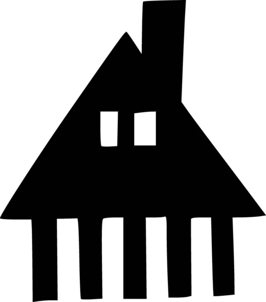 Het Huis Web Icoon Eenvoudige Illustratie — Stockfoto