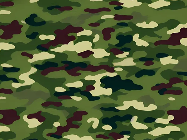 Motif Avec Camouflage Herbe Verte Fond Illustration — Photo