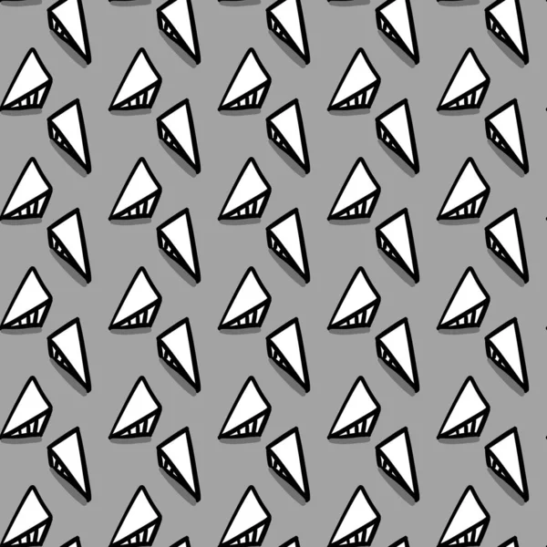 Naadloos Abstract Geometrisch Patroon Illustratie — Stockfoto