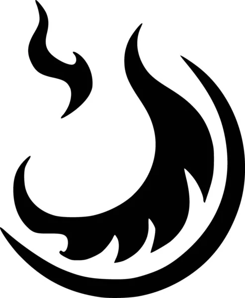 Feuer Web Symbol Einfache Illustration — Stockfoto