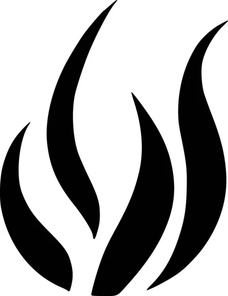 Fire Flame Icon Illustration Design — Stock Photo, Image