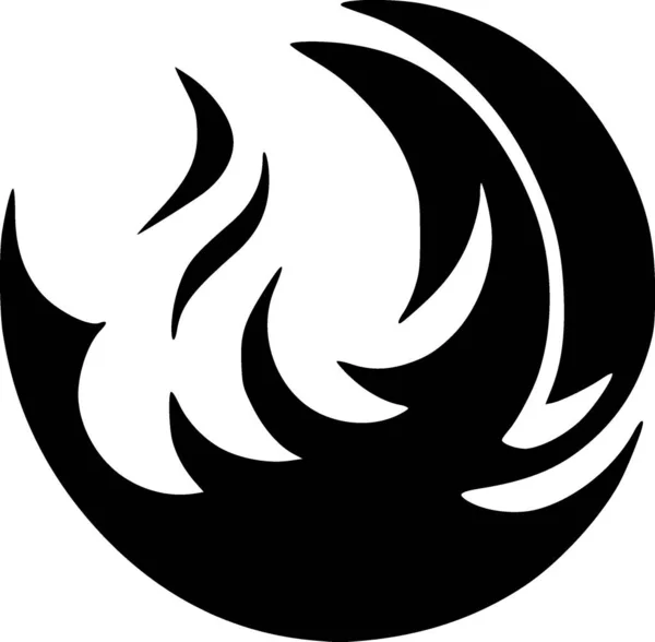 Feuer Flamme Symbol Illustration Design — Stockfoto