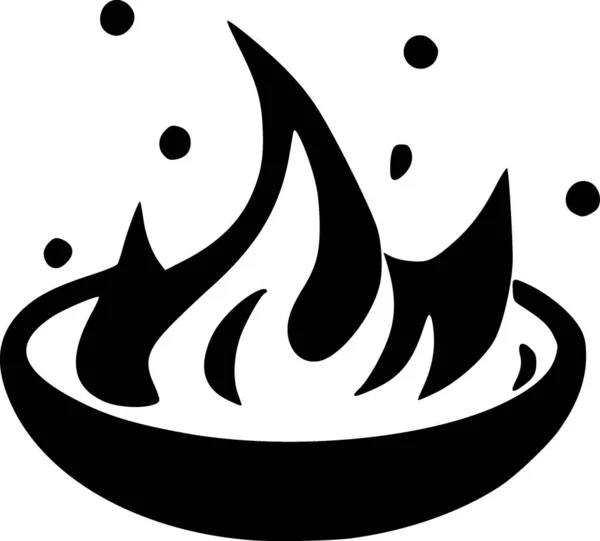 Дизайн Іконок Вогню Полум — стокове фото