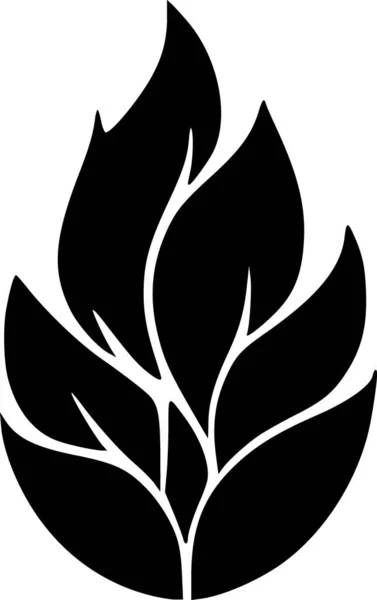 Fuego Llama Icono Ilustración Diseño —  Fotos de Stock