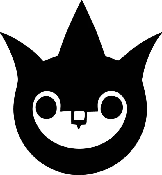 Bat Kreskówka Ilustracja Ikony Internetowej — Zdjęcie stockowe