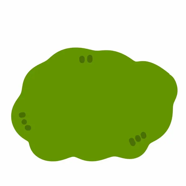 Green Leaf Isolated White Background Illustration — Stock Photo, Image
