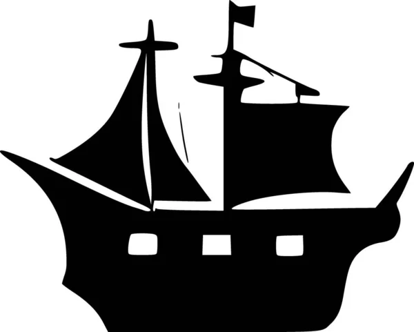 Sailboat Web Icon Simple Illustration — Stock Photo, Image