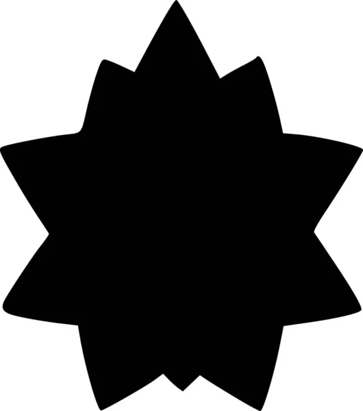 Stern Web Symbol Einfache Illustration — Stockfoto