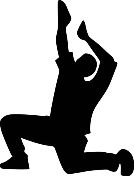Ilustración Del Hombre Jugar Yoga —  Fotos de Stock