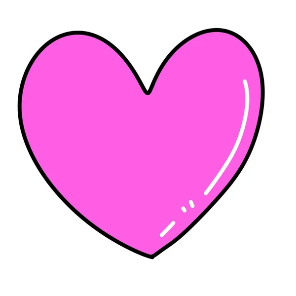 Heart Shape Icon Illustration Design — Foto Stock