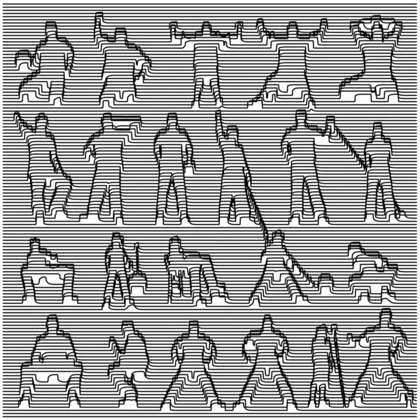 Ασπρόμαυρη Απεικόνιση Ανθρώπινου Σχήματος Φόντου — Φωτογραφία Αρχείου