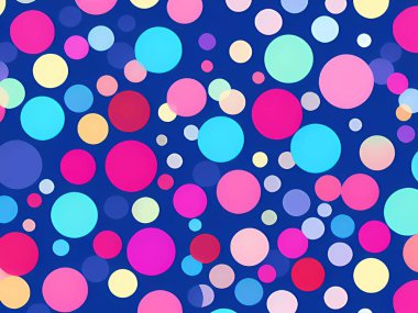 Renkli noktalı soyut arkaplan