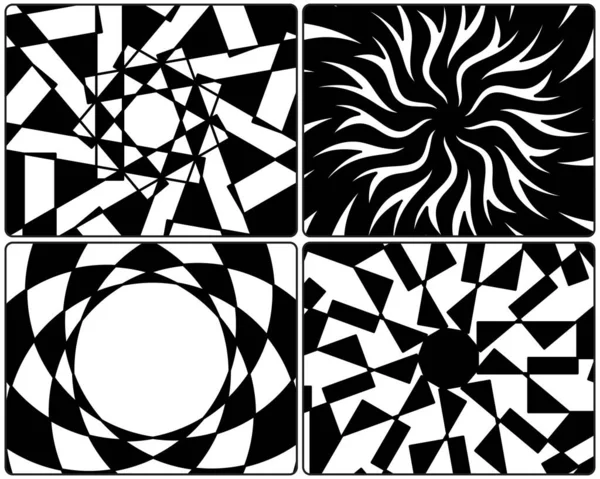 Fondo Geométrico Abstracto Blanco Negro —  Fotos de Stock