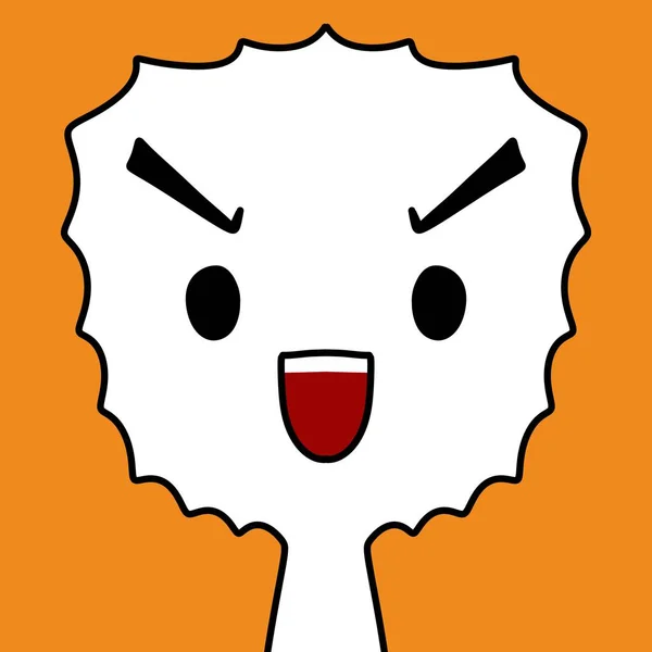 Happy Smiley Face Emoji Illustration — Stock Photo, Image