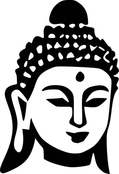 Konst Silhuett Buddha Form — Stockfoto