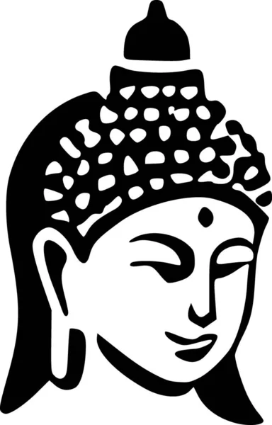 Sylwetka Sztuki Kształtu Buddyjskiego — Zdjęcie stockowe