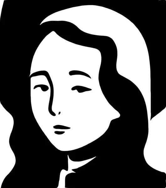 silhouette of a woman cartoon