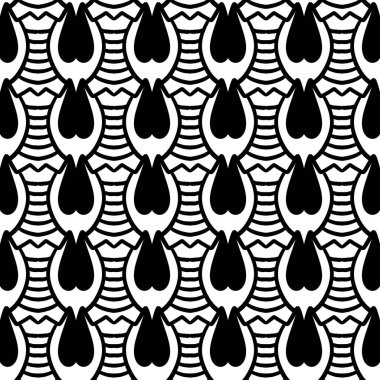 seamless pattern with hand drawn lines. modern abstract background.