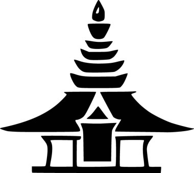 Şato. Web simgesi basit illüstrasyon