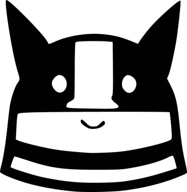 Çizgi film. Web simgesi basit illüstrasyon