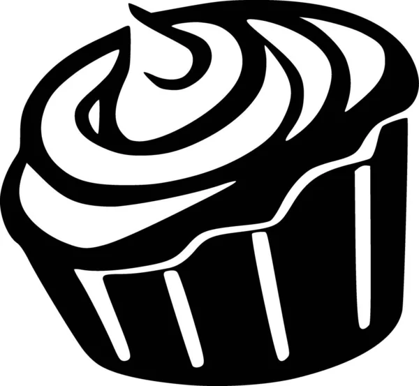 Cupcake Icona Web Semplice Illustrazione — Foto Stock
