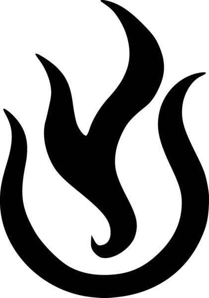 Дизайн Иконок Fire Flame — стоковое фото