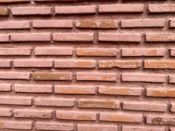 Old Red Brick Wall Texture Background Copy Space — 图库照片