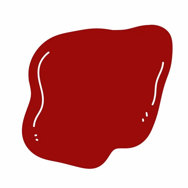 Красная Кровь Белом Фоне — стоковое фото