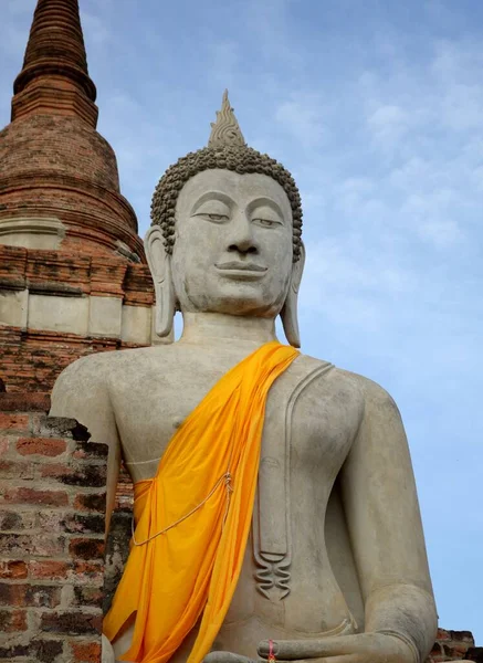 Boeddhistische Tempel Ayutthaya Thailand — Stockfoto