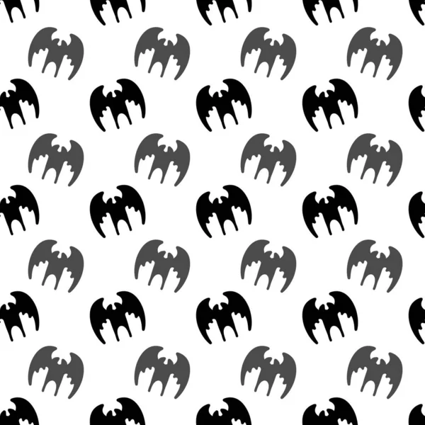 蝙蝠漫画无缝图案 — 图库照片
