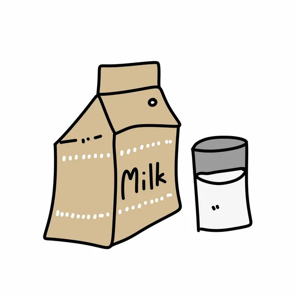 Mill Box Cartoon White Background — Stock Photo, Image