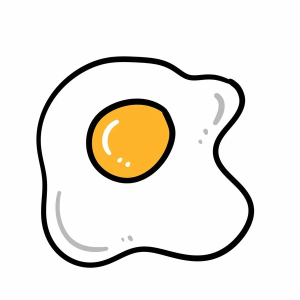 Ikona Vaječných Čmáranic Ručně Kreslená Ilustrace — Stock fotografie