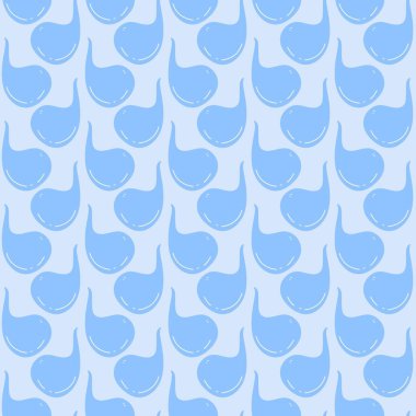 Su damlası çizgi filminin kusursuz deseni