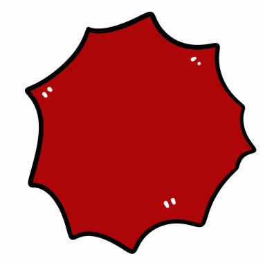 beyaz arkaplanda kırmızı metin kutusu