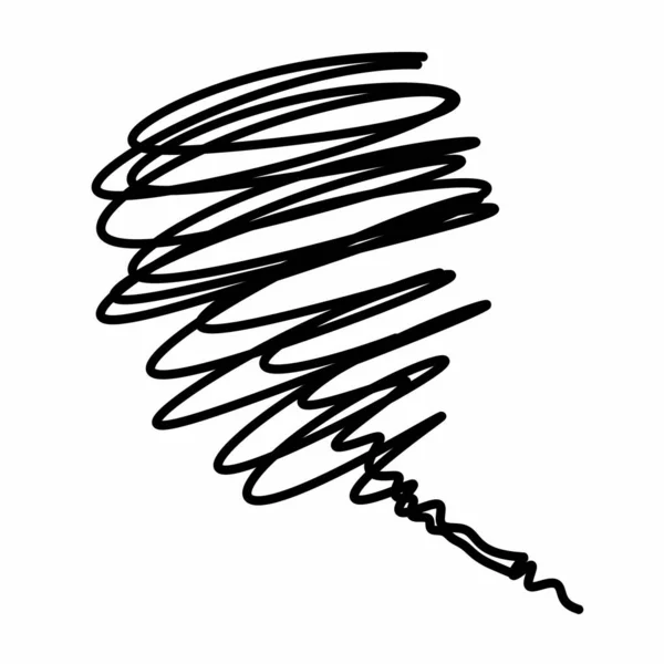 Art Hand Drawn Brush Stroke — Stock Photo, Image