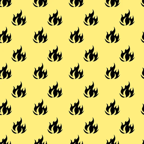 Nahtloser Hintergrund Der Feuerform — Stockfoto