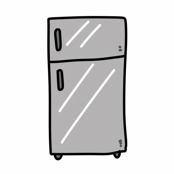 Ilustração Refrigerador Dos Desenhos Animados — Fotografia de Stock