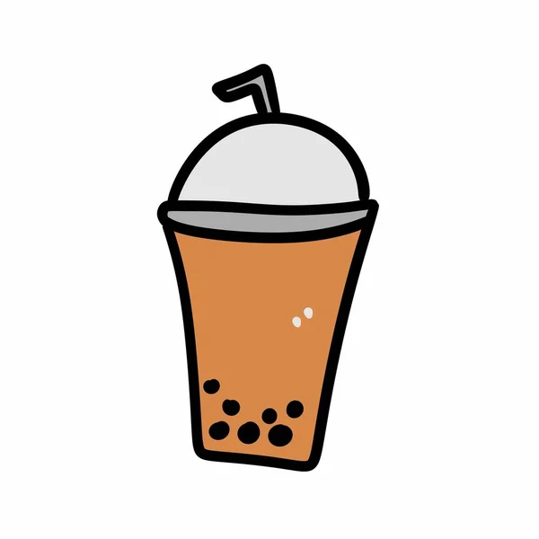 Süße Milch Tee Tasse Symbol — Stockfoto