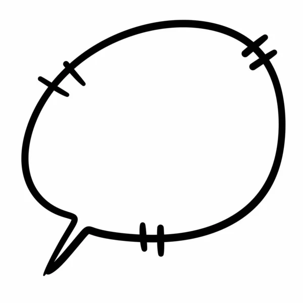 Buborék Beszéd Üzenet Ikon Illusztráció Tervezés — Stock Fotó