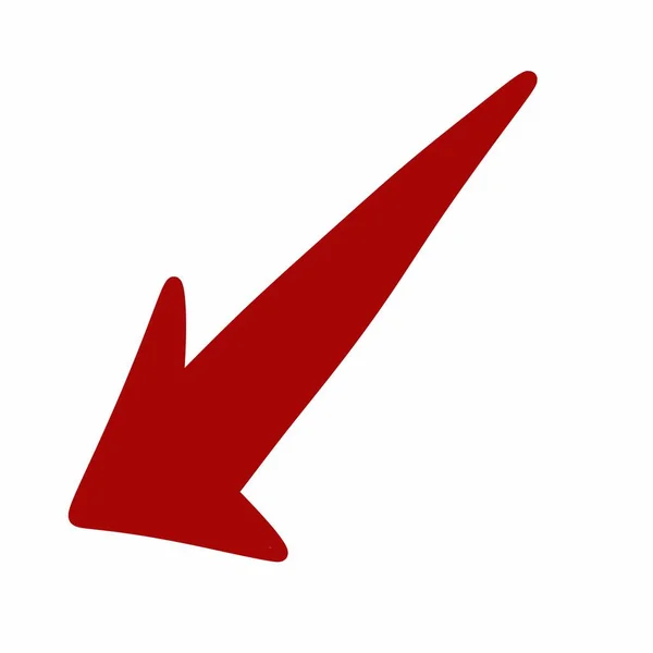 Arrow Icon Logo Design White Background — Stock Photo, Image