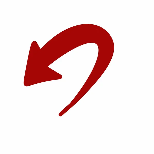 Arrow Icon Logo Design White Background — Stock Photo, Image
