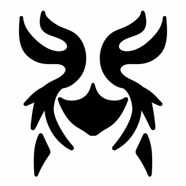 Siyah-beyaz dövmeli kabile soyut kollu