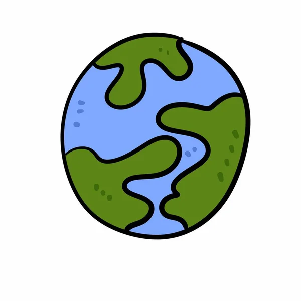 Planet Earth Ecology Isolated Icon — Fotografia de Stock