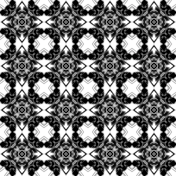 Projekt Monochromatyczne Wzór Geometryczny — Zdjęcie stockowe