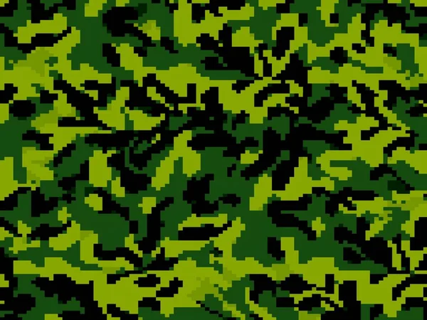 Πράσινο Φόντο Μοτίβο Pixel Τέχνη — Φωτογραφία Αρχείου