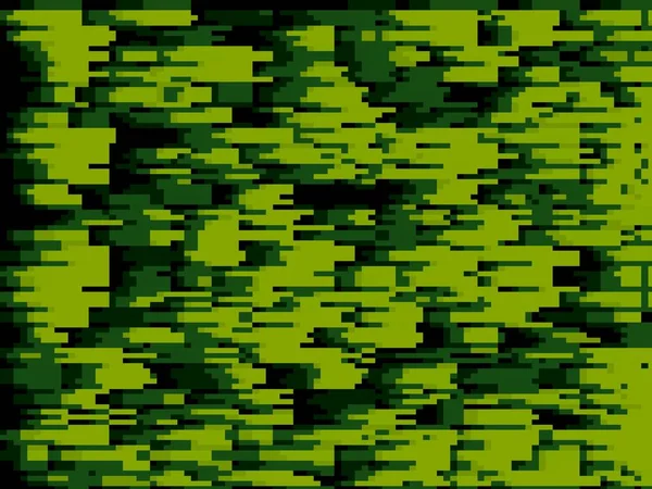 Zöld Pixel Művészet Motívum Háttér — Stock Fotó