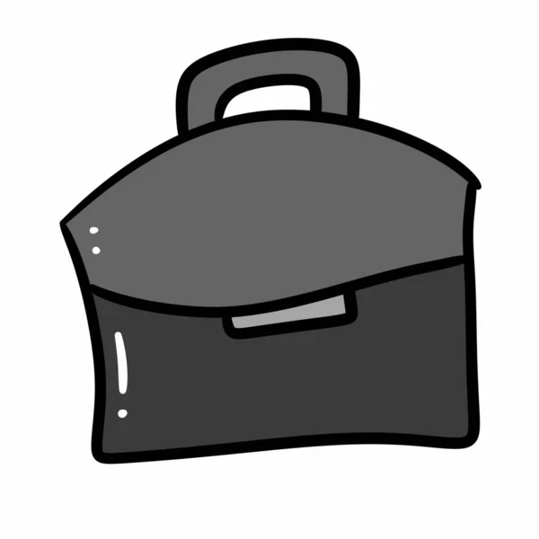 School Bag Cartoon White Background — Stock Photo, Image