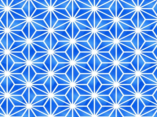 Blauw Abstract Achtergrond Gestreept Geometrisch Patroon — Stockfoto