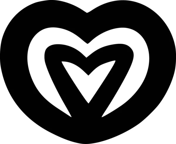 Herz Web Symbol Einfache Illustration — Stockfoto