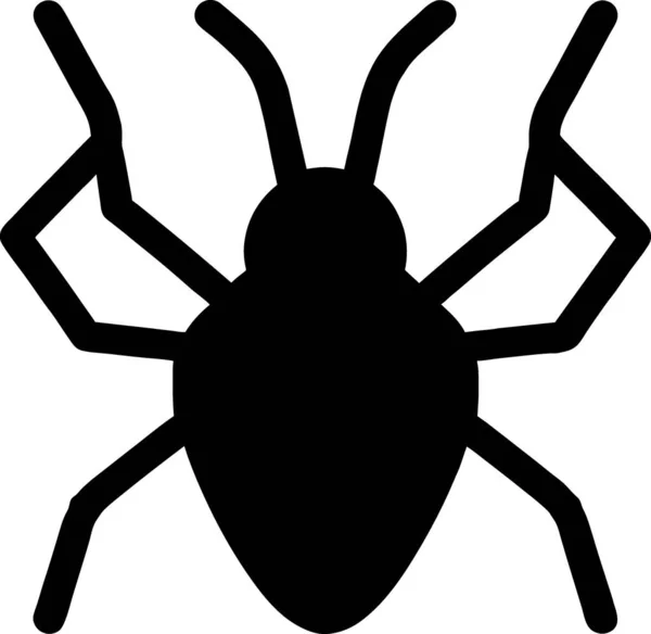 Rovar Bug Ikon Körvonalazott Stílusban — Stock Fotó